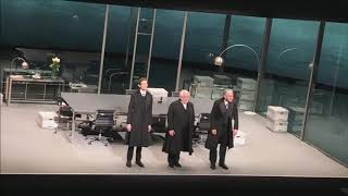 Curtain Call in The Lehman trilogy with Ben Miles Simon Russell Beale Adam Godley 4119