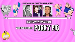 Voice Evolution of PORKY PIG  84 Years Compared  Explained  CARTOON EVOLUTION