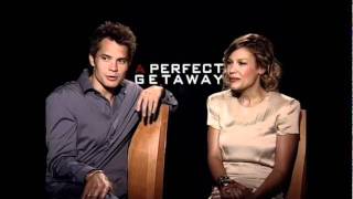 Timothy Olyphant  Kiele Sanchez talk A Perfect Getaway  JoBlocom