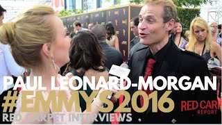 Paul LeonardMorgan interviewed at the Creative Arts Emmy Awards Red Carpet Day 1 Emmys EmmysArts