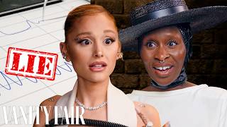 Ariana Grande  Cynthia Erivo Take Lie Detector Tests  Vanity Fair