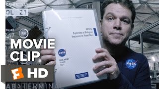 The Martian Movie CLIP  Lets Do the Math 2015  Matt Damon Jessica Chastain Movie HD