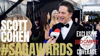 Scott Cohen TheAmericans interviewed at 25th Screen Actors Guild Awards Silver Carpet SAGAwards