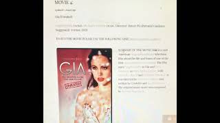 Gia Unrated Angelina Jolie Actor Michael Cristofer Actor Director