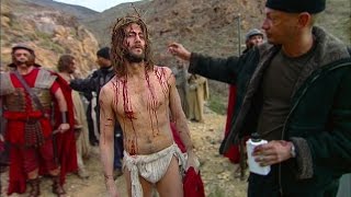 The Gospel of John BTS Trefor Proud talking about crucifixion make up