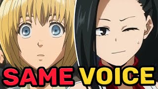 Armin Arlert Japanese Voice Actor In Anime Roles Marina Inoue SnK My Hero Academia