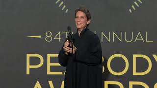 Carolyn Strauss Accepts the Peabody for The Last of Us