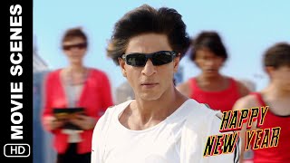 Charlies Kung Fu Power  Happy New Year Scenes  Shah Rukh Khan Deepika Padukone