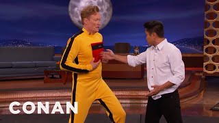 Steven Ho Hits Conan With Bruce Lees One Inch Punch  CONAN on TBS