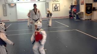 Brayden Jones vs Sydney Round 2 Tae Kwon Do