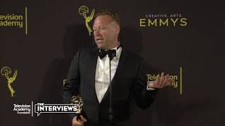 Emmy Winner Rowley Irlam Game of Thrones in the 2019 Creative Arts Emmys Press Room