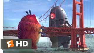 Monsters vs Aliens 2009  Golden Gate Grapple Scene 510  Movieclips