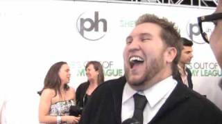 Nate Torrence at the premiere of Shes Out Of My League in Las Vegas