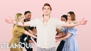 KJ Apa Tyler Posey and More of the Cast of The Last Summer Take a Friendship Test  Glamour