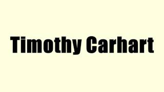 Timothy Carhart