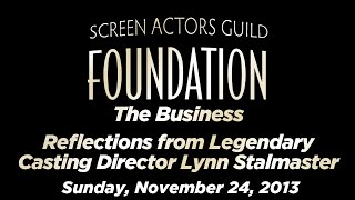 The Business A CAREER IN CASTING  Reflections from legendary casting director Lynn Stalmaster