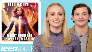 Sophie Turner and Tye Sheridan Review XMen Dark Phoenix Memes  Teen Vogue