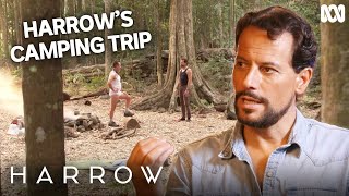 Ioan Gruffudd goes behind the scenes of Harrows camping trip  Harrow S3