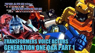 Transformers G1 Voice Actors Part 1  Laurie Faso Jerry Houser Danny Mann Paul Eiding