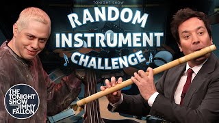 Random Instrument Challenge with Pete Davidson  The Tonight Show Starring Jimmy Fallon