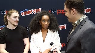 Kyle Gallner  Christina Jackson on Outsiders at NYCC Behind The Velvet Rope