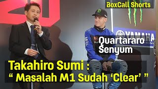 Takahiro Sumi  Problem Yamaha M1 Sudah Clear  Lebih siap Untuk Sepang Test