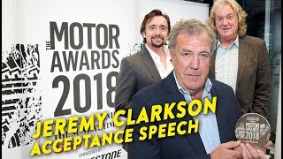 Jeremy Clarkson Acceptance Speech  Motoring Personality of the Year Award  