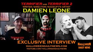 Damien Leone Interview Part 1  Terrifier Art the Clown All Hallows Eve Halloween Horror