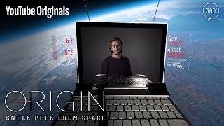 Tom Felton journeys to space to present Origin in 360