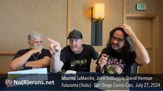 Maurice LaMarche John DiMaggio  David Herman Discuss FUTURAMA Season 12 SDCC 2024