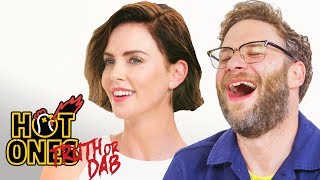 Seth Rogen and Charlize Theron Play Truth or Dab  Hot Ones
