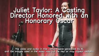 Juliet Taylor A Casting Director Honored with an Honorary Oscar