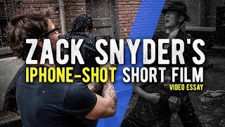 Zack Snyders iPhoneshot Short Film Snow Steam Iron  Mobile Filmmaking Video Essay