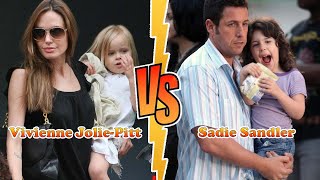 Vivienne JoliePitt VS Sadie Sandler Adam Sandlers Daughter Transformation  From 00 To 2022