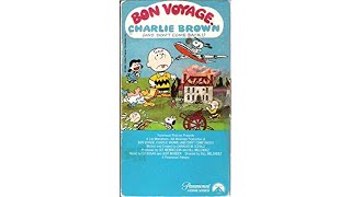 Opening to Bon Voyage Charlie Brown and dont come back 1980 VHS True HQ 4K 60fps