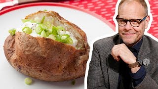 Alton Brown Makes a Perfect Baked Potato  Good Eats  Food Network