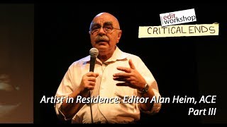 Alan Heim ACE Discusses the Art and Craft of Editing