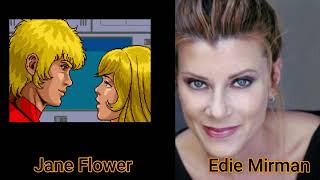 Character and Voice Actor  The Space Adventure  Jane Flower  Edie Mirman