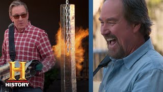 Assembly Required Tim Allen and Richard Karn Test FIREBREATHING Leaf Blowers Season 1  History