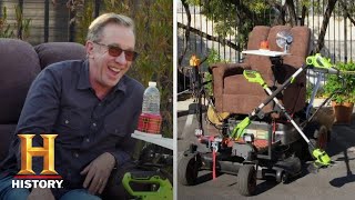 Assembly Required Ultimate Landscaping Machine RECLINES and WHACKS WEEDS Season 1  History