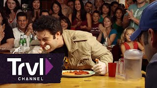 The Suicide Six Wings Challenge  Man v Food  Travel Channel
