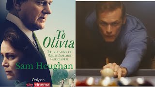 Sam Heughan as Paul Newman for his film To Olivia