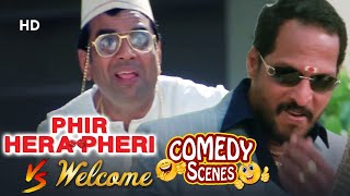 Phir Hera Pheri VS Welcome  Best Of Comedy Scenes  Paresh Rawal  Akshay Kumar  Nana Patekar