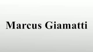 Marcus Giamatti