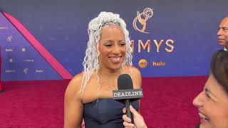 Millicent Shelton on Lessons in Chemistry and Working with Brie Larson at the 76th Emmys