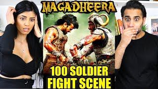 MAGADHEERA  100 Soldier Fight Scene REACTION