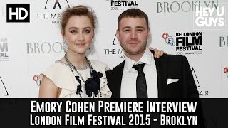 Emory Cohen Interview  Brooklyn Premiere