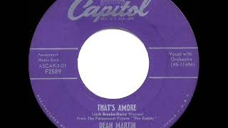1953 OSCARNOMINATED SONG Thats Amore  Dean Martin