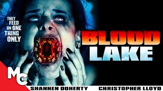 Blood Lake Attack of the Killer Lampreys  Full Action Horror Movie  Shannen Doherty