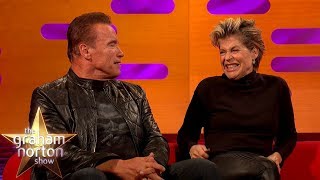 Arnold Schwarzenegger Finds Out Linda Hamilton Didnt Want To Work With Him  The Graham Norton Show